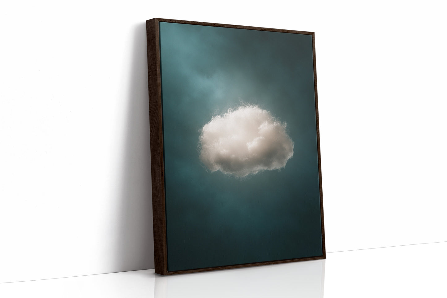 A Single Cloud in Emerald Light