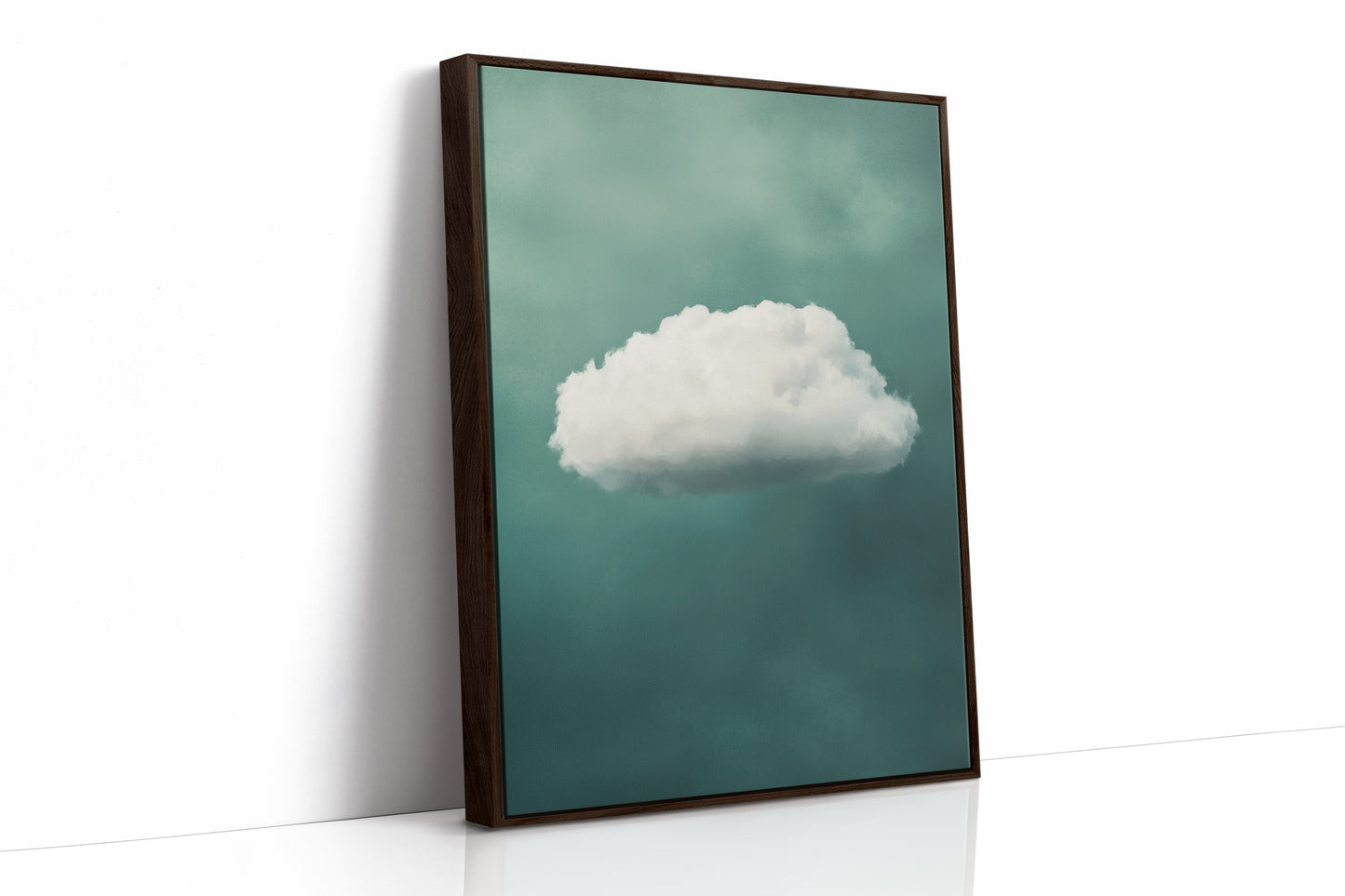 Gentle Cloud over Seafoam Sky