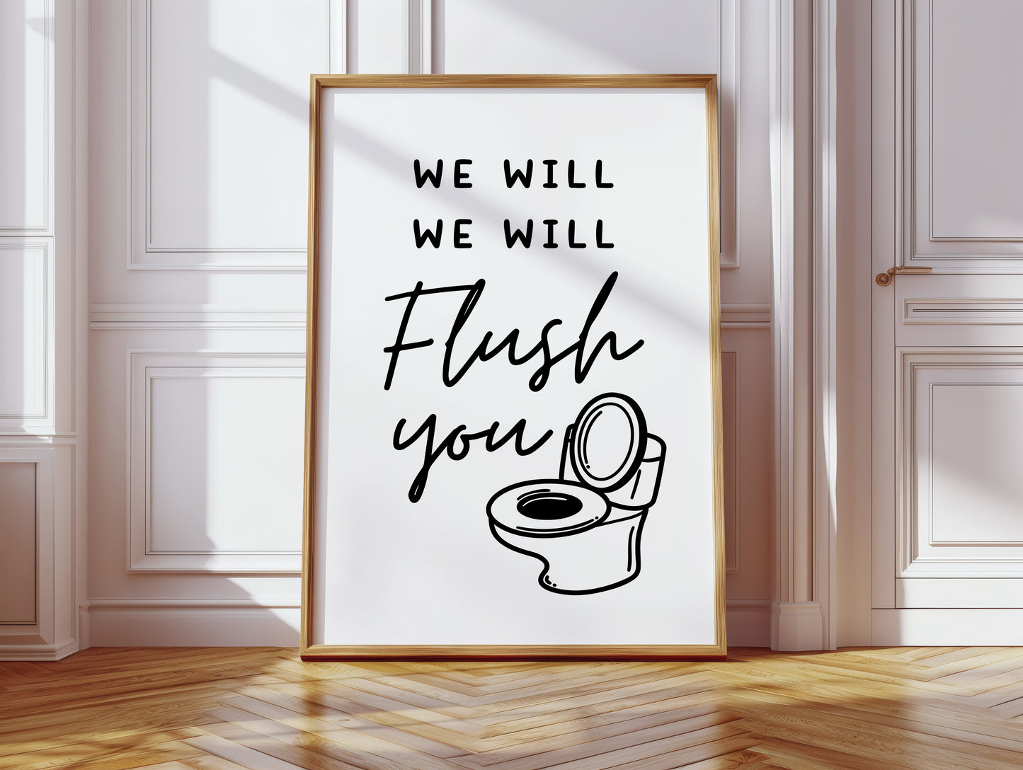 Bold Words For Bathroom Walls