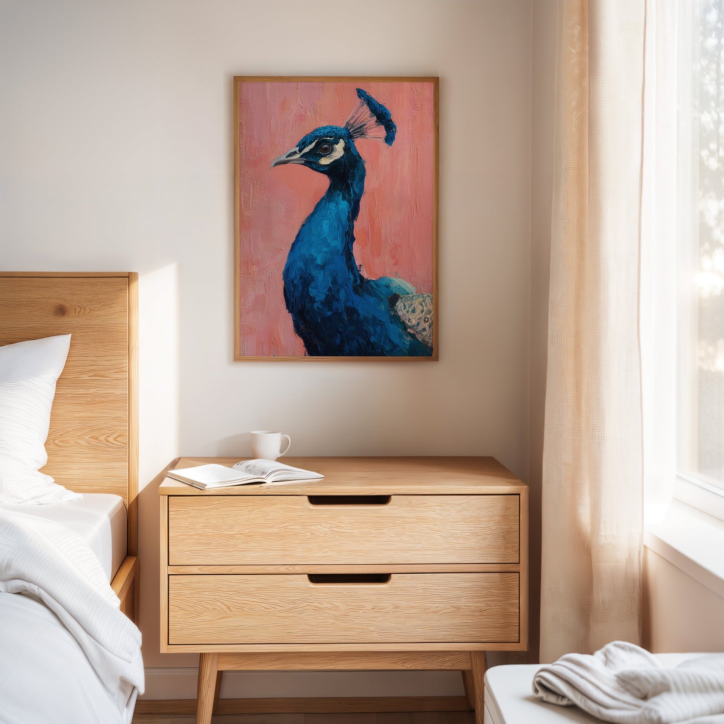 A Regal Gaze in Turquoise