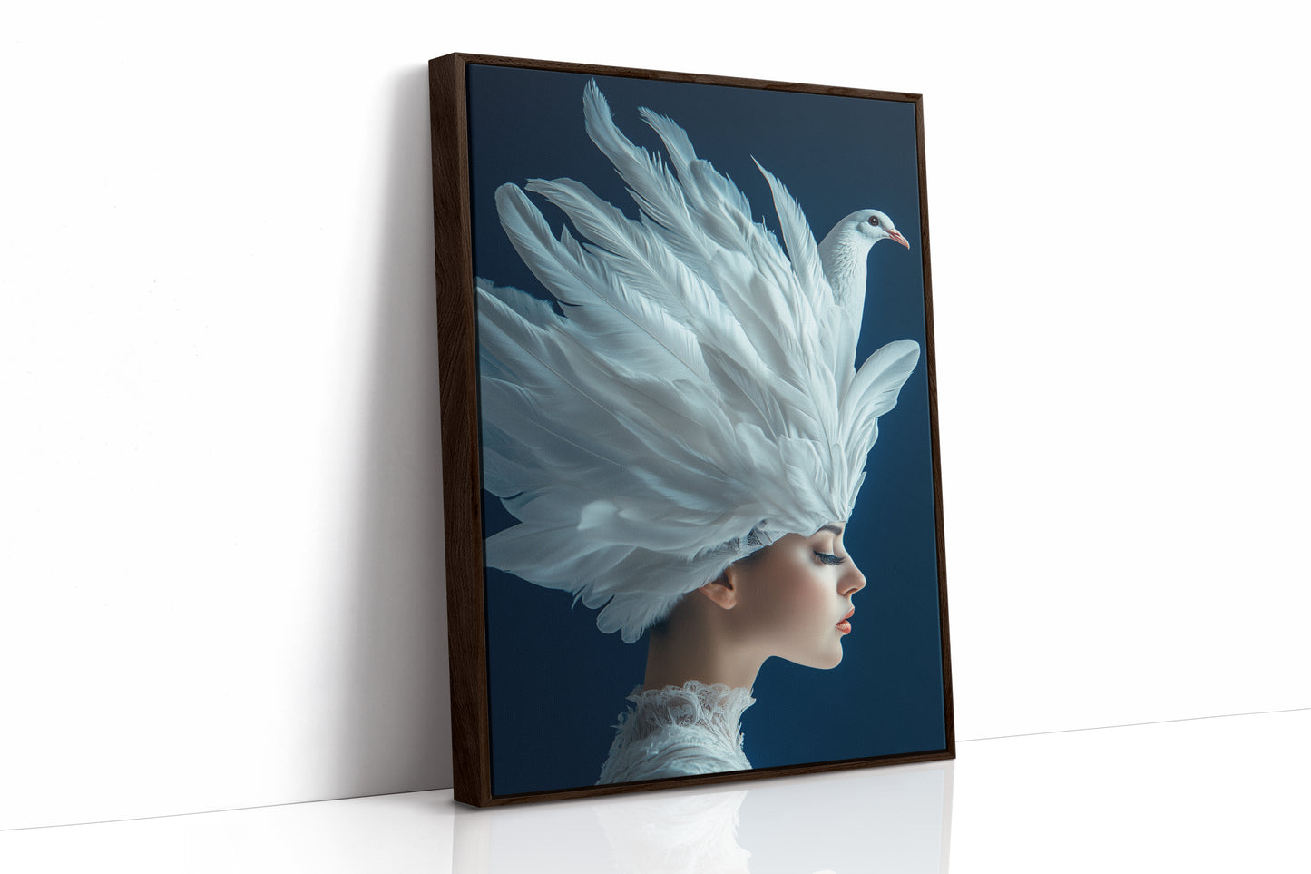 Crowned by Wings in Blue Silence