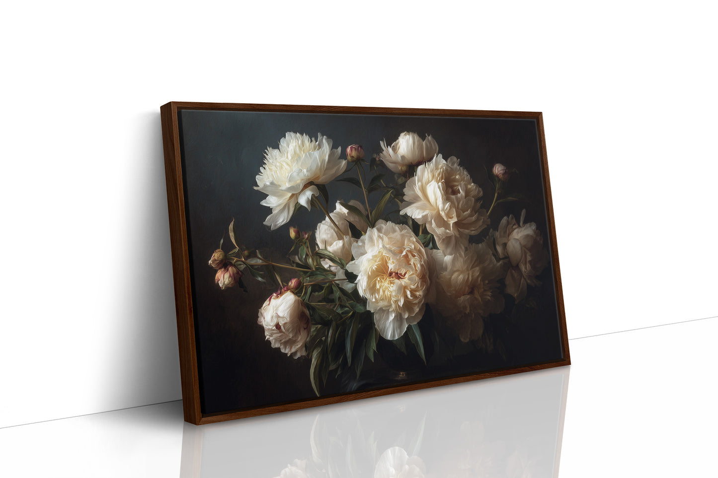 Peonies Among Literary Treasures