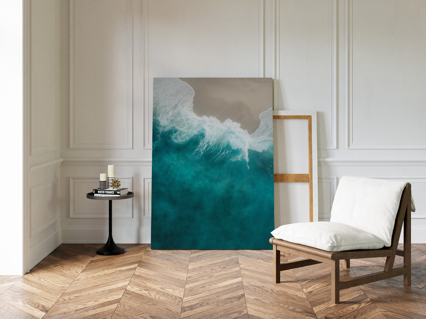 Aerial Drift Over Turquoise Tide