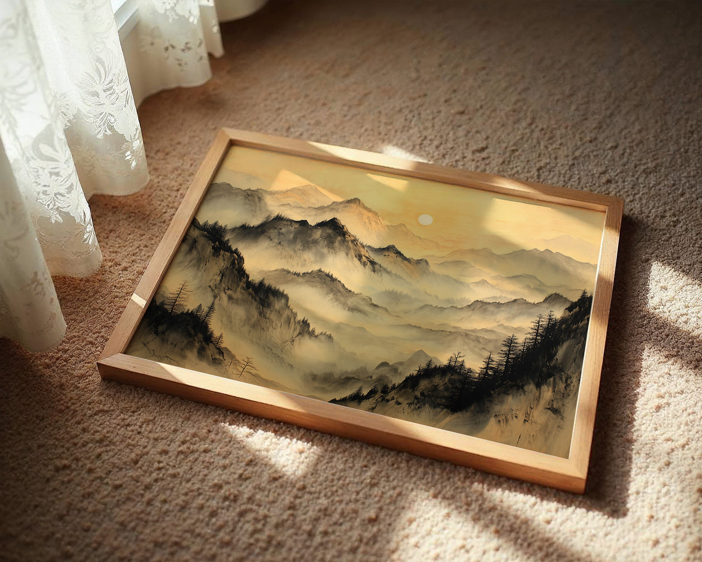 Mountains Rest In Golden Hour