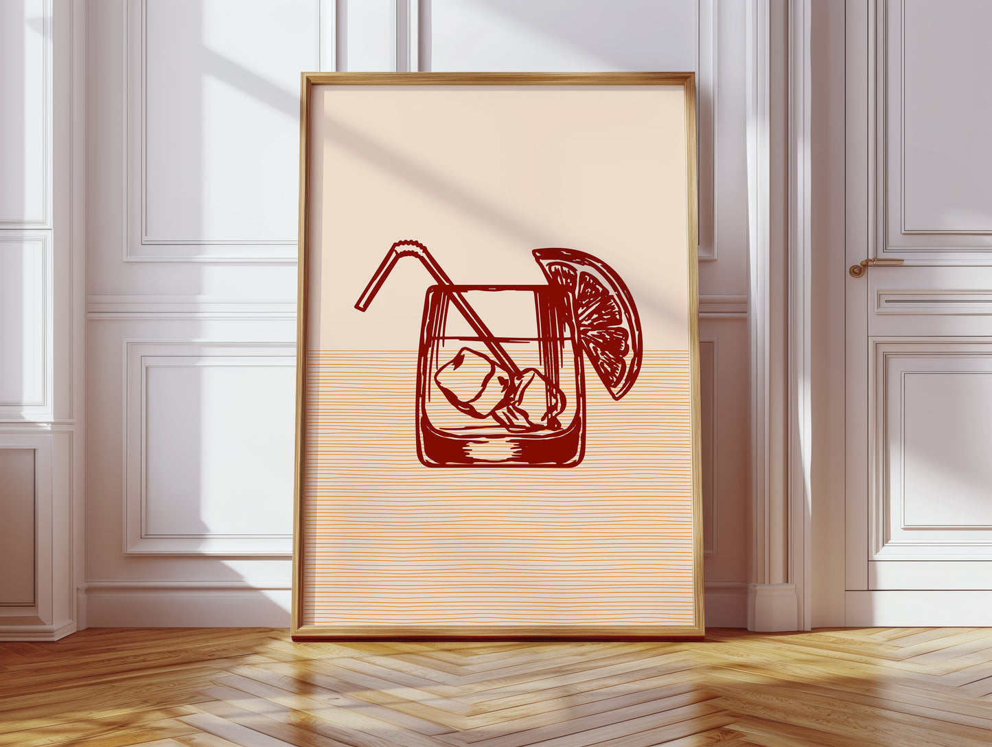 Crimson Cocktails Paint Summer Lines