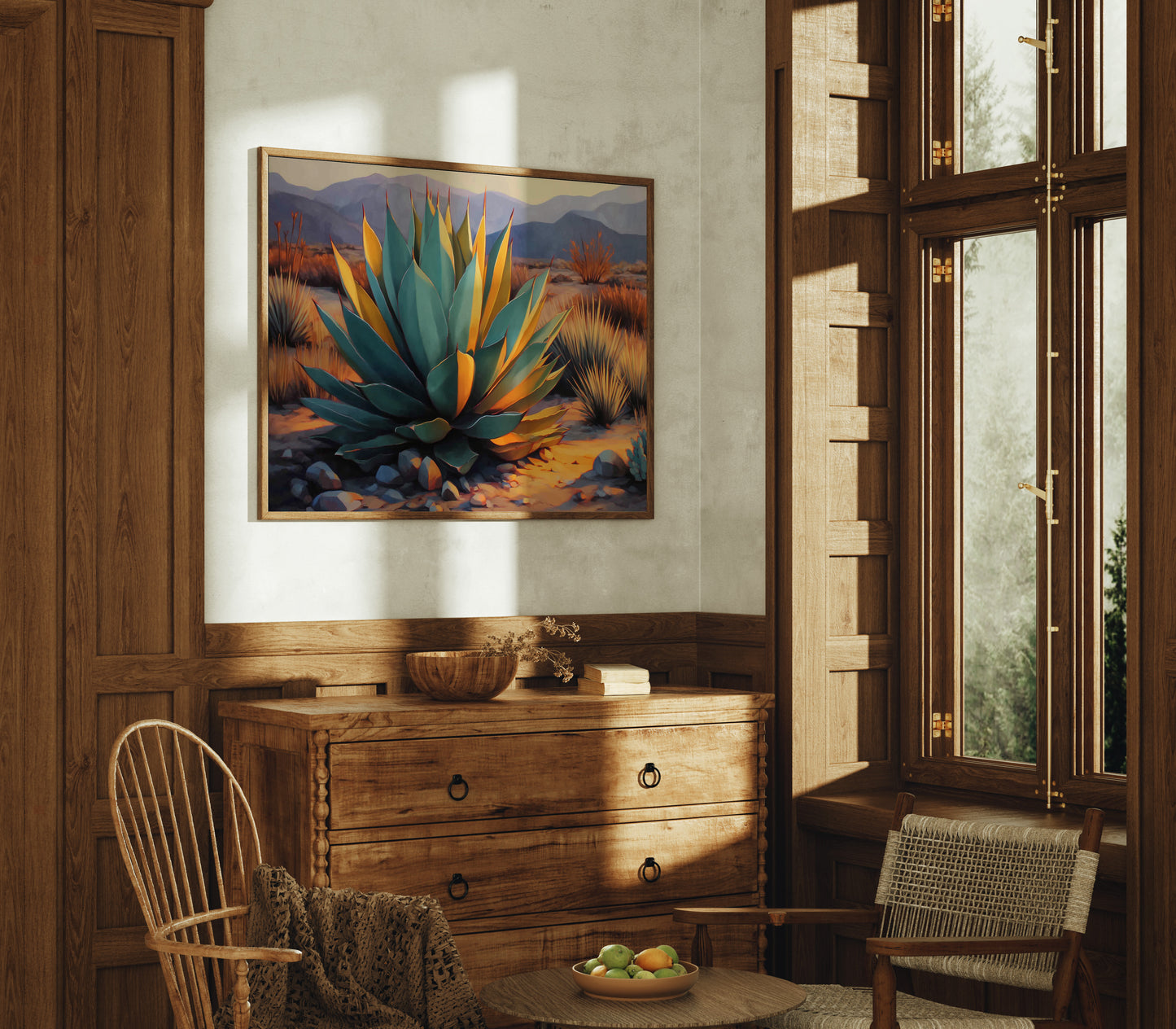 Agave Dances With Desert Light