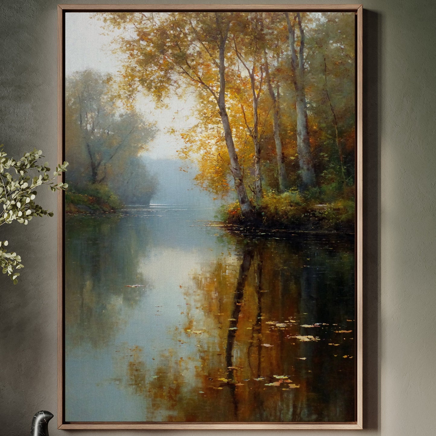 Autumn Reflections on Tranquil Waters