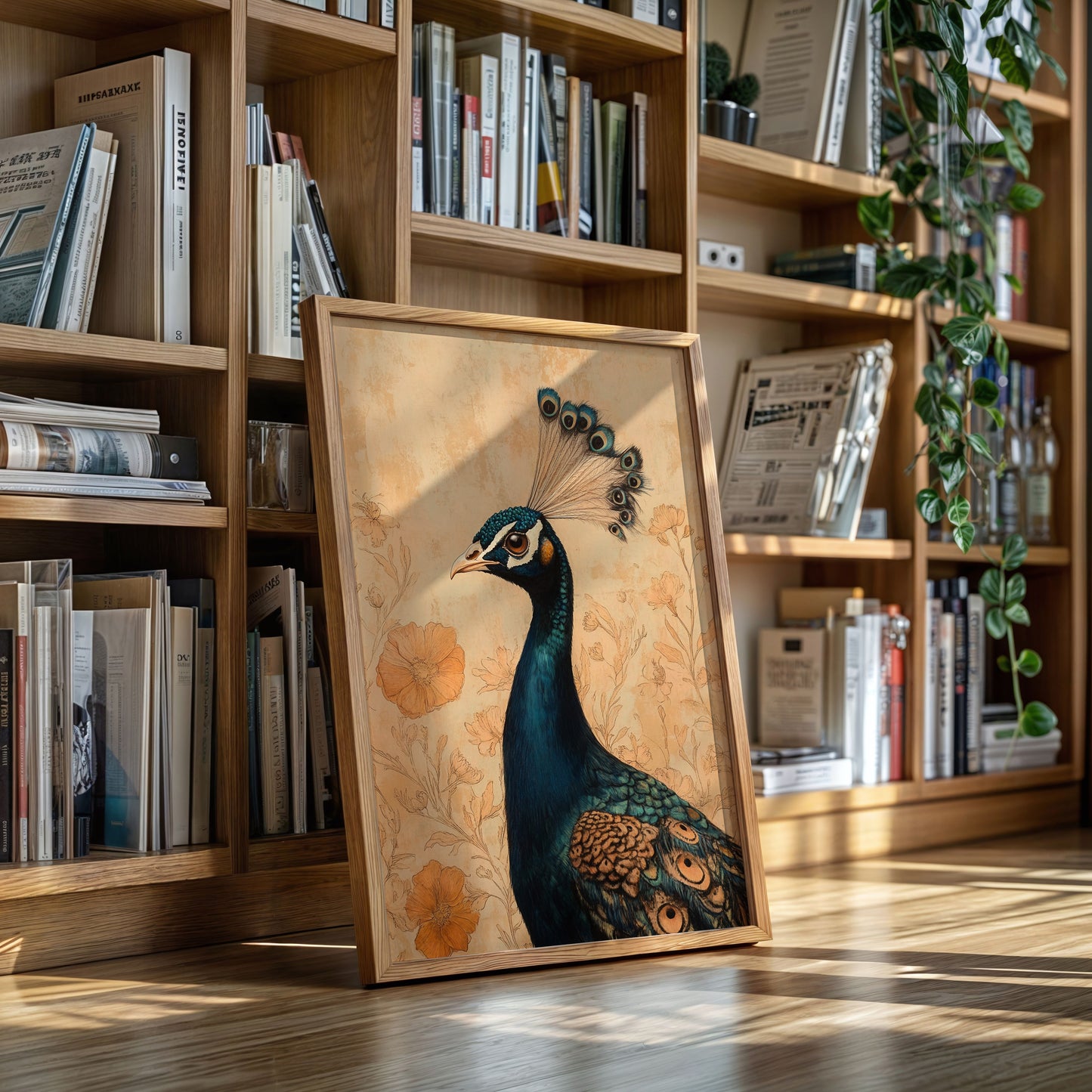 Poise and Petals in Copper and Teal