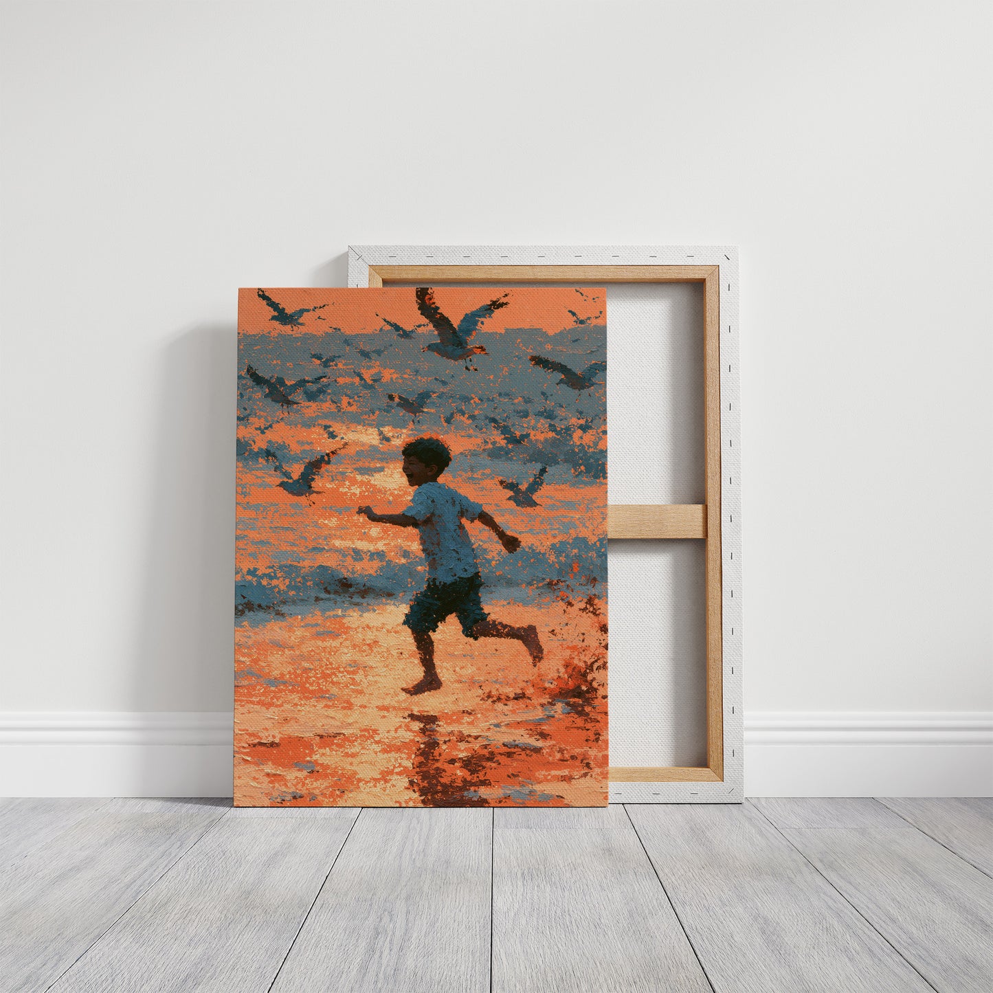 Sunset Sprint with the Gulls