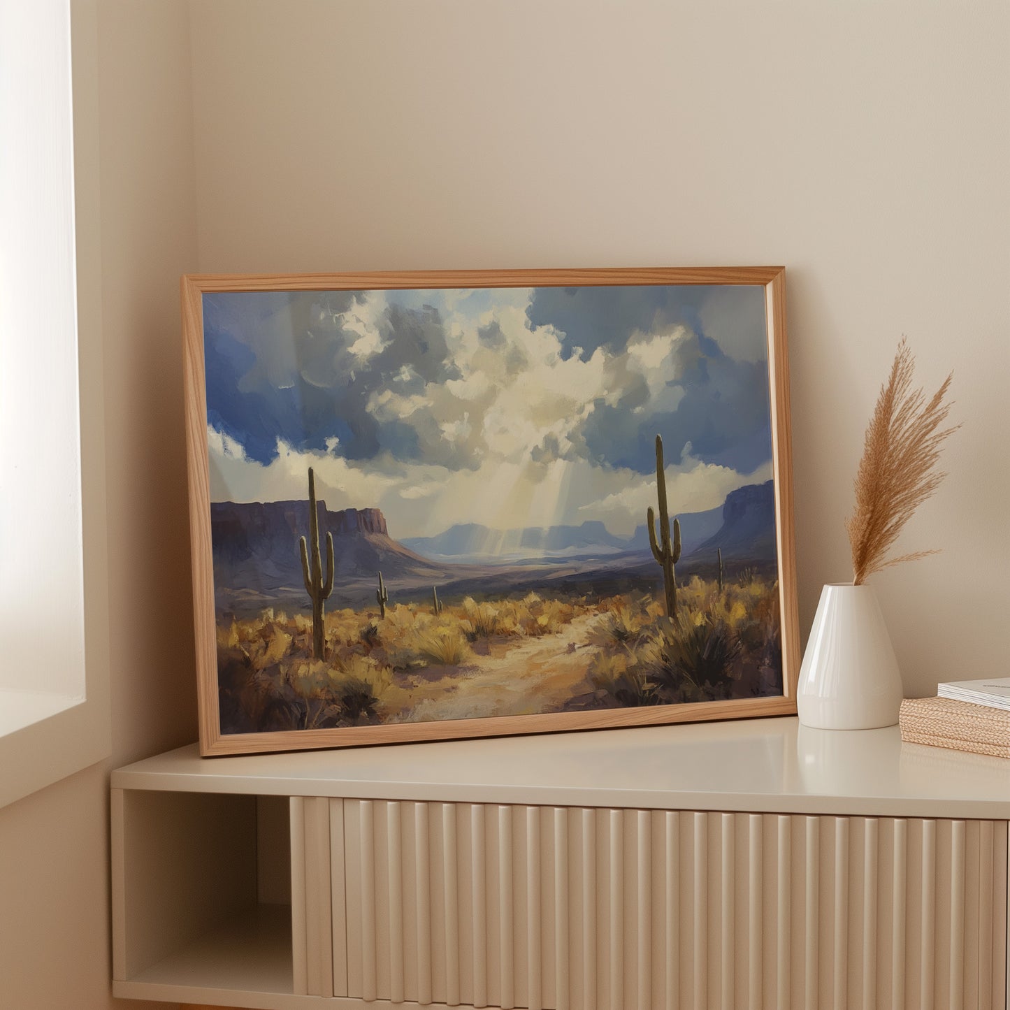 Desert Light Breaks Canyon Walls