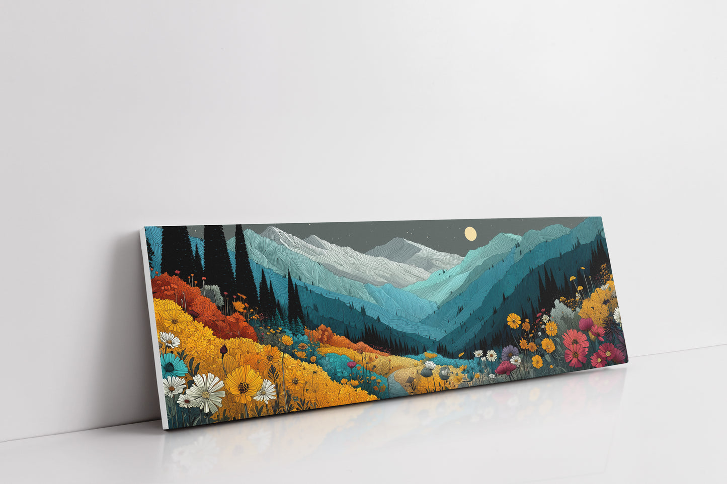 Moonlight Over Wildflower Valley