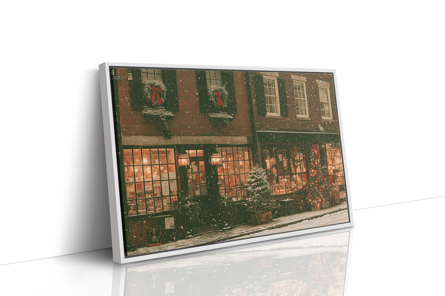 Antique Row, Falling Snow