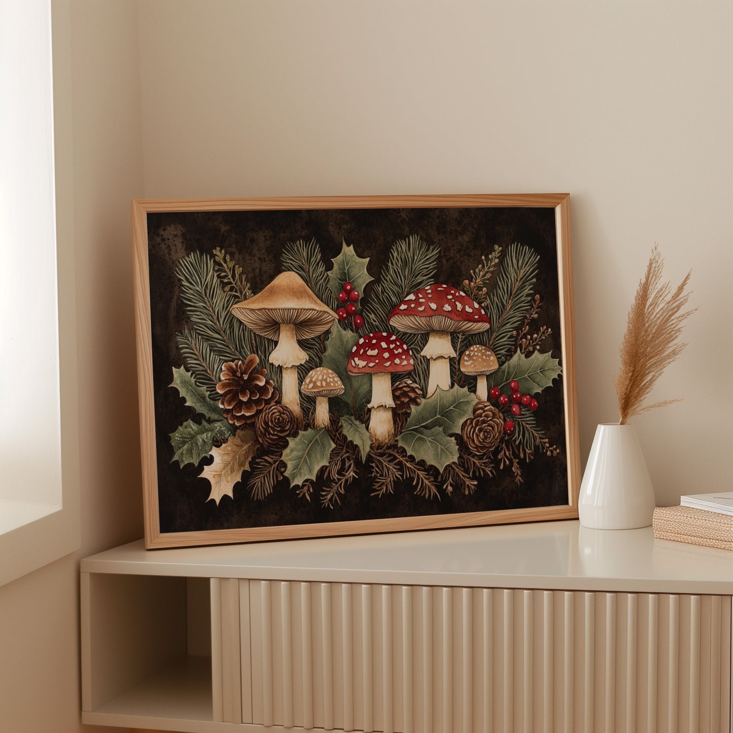 Winter Forest's Enchanted Mushroom Dance