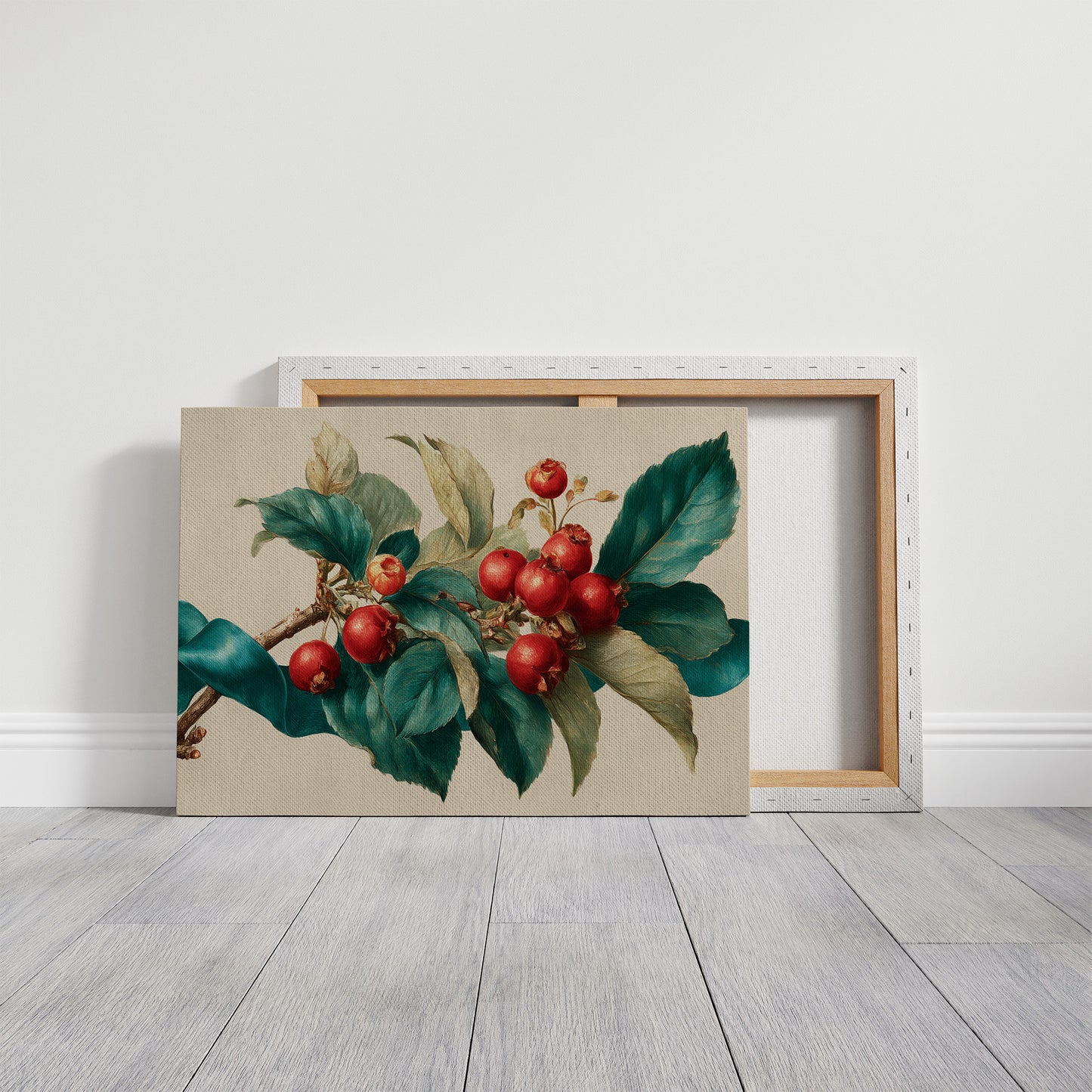 Winterberry Branch in Botanical Study