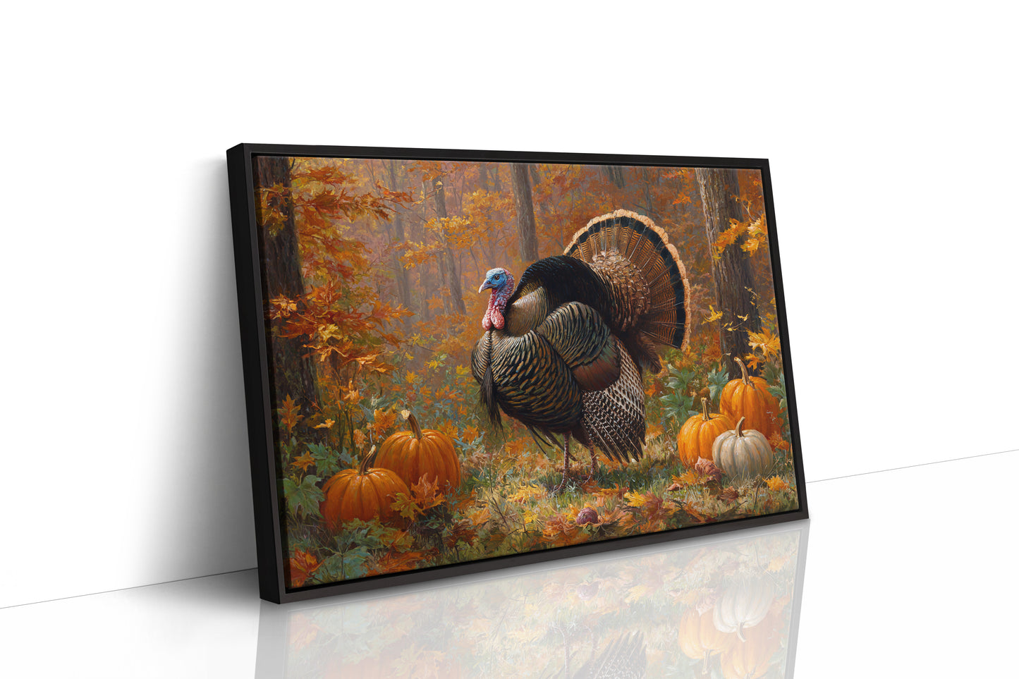 Autumn's Pride Among Pumpkin Fields