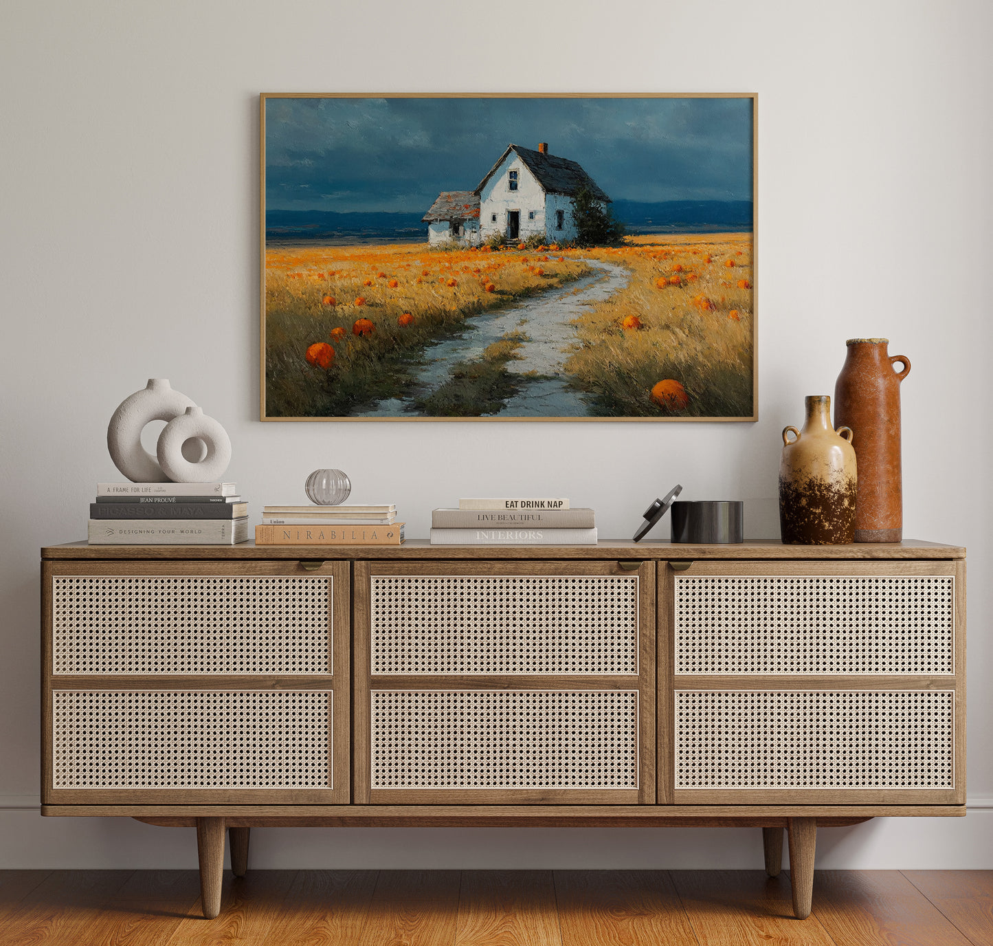 Harvest Paths and Weathered Walls