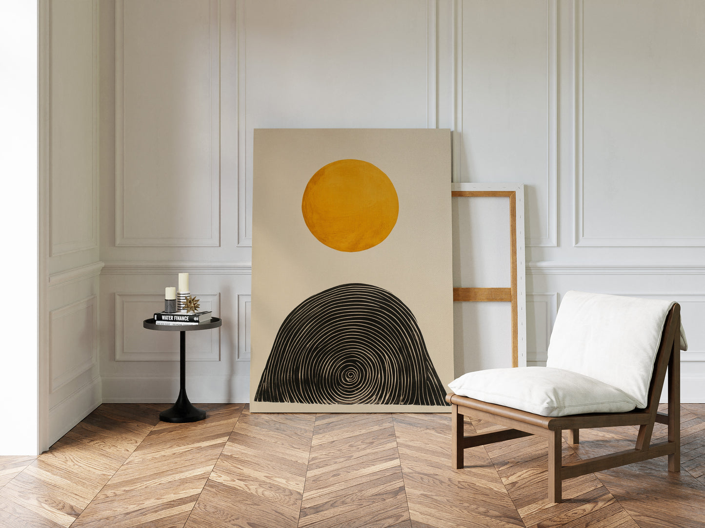 Solar Balance in Black and Gold