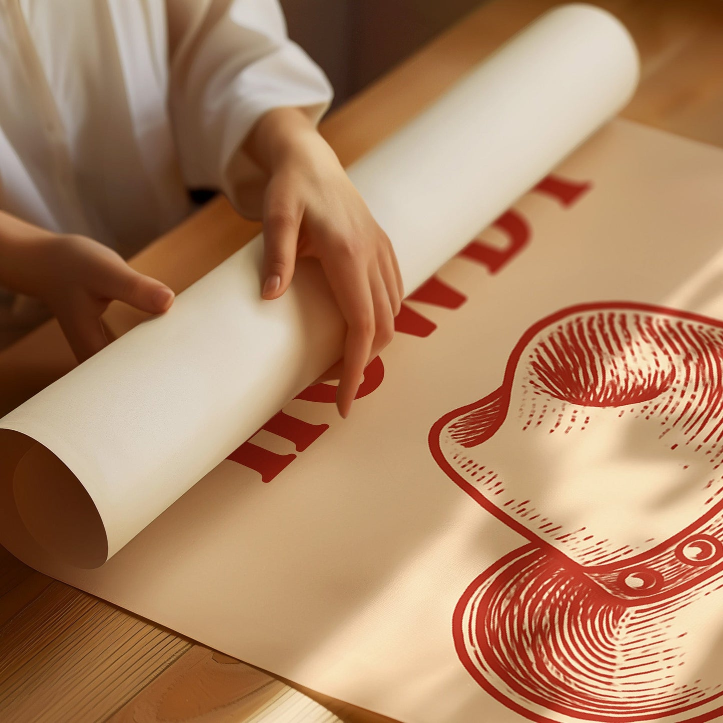 Howdy Howdy Western Hat Print