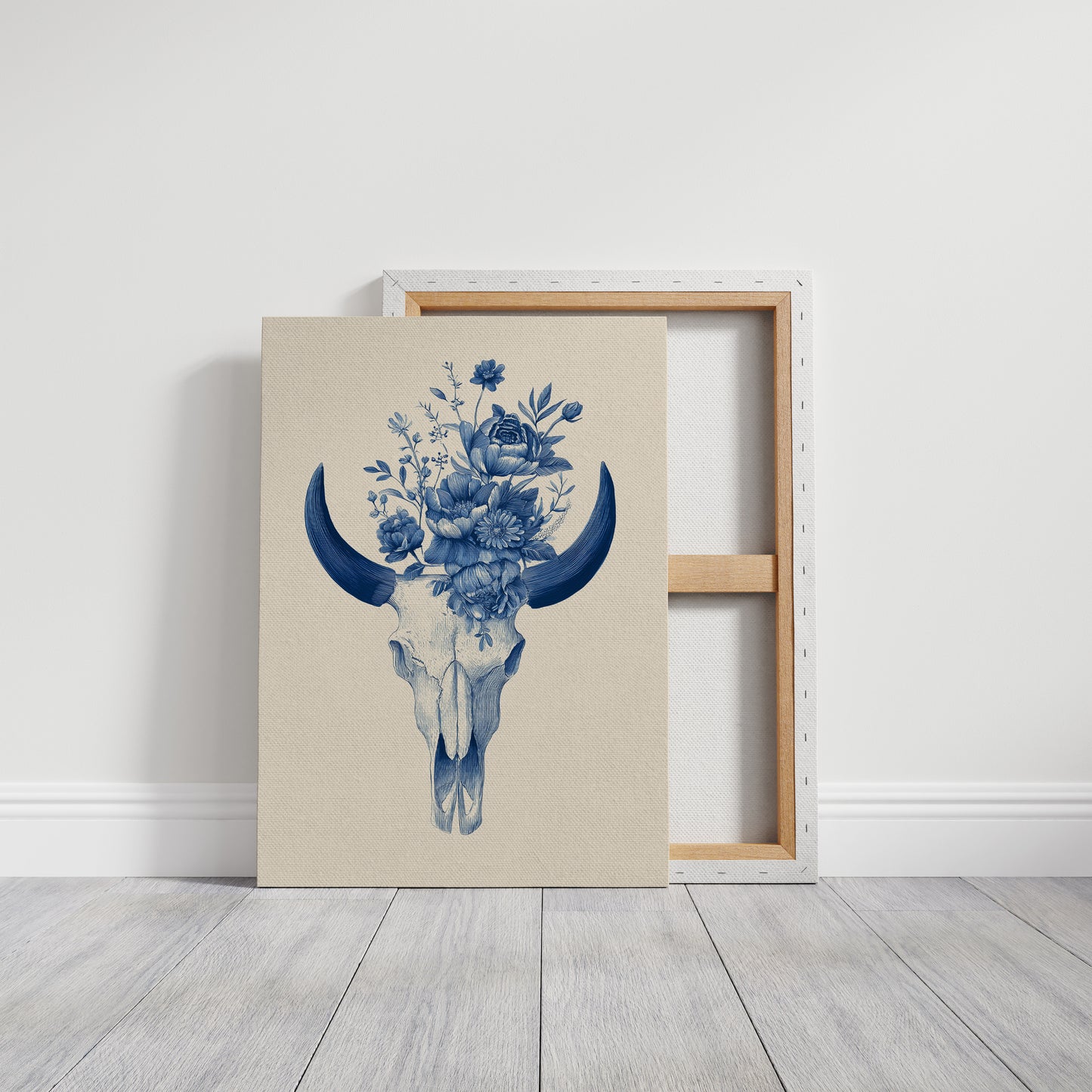 Indigo Bloom Upon Ancient Bone