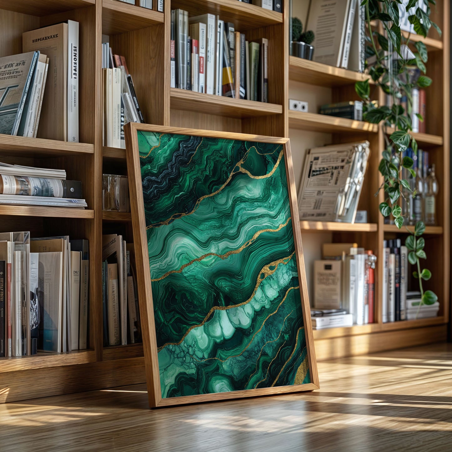 Veins of Emerald and Golden Earth