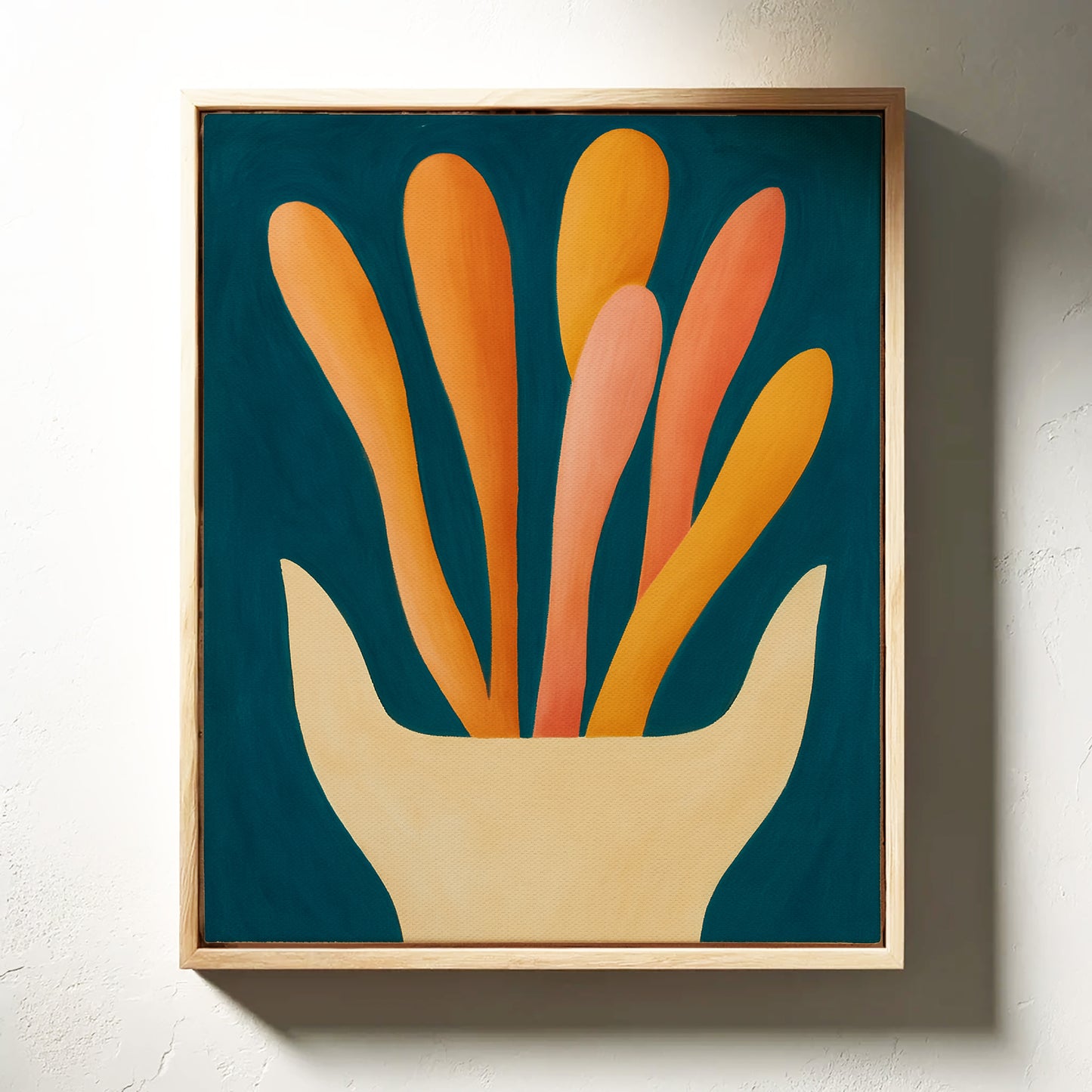 Sunlit Fingers Reach For Sky