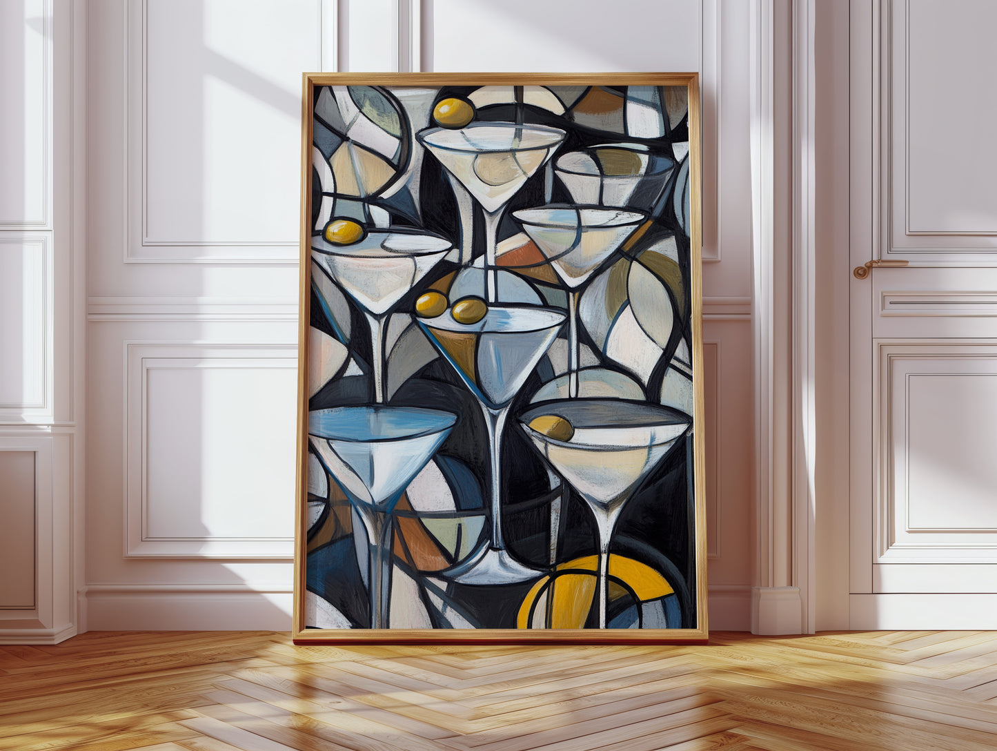 Martinis Dance In Cubist Night