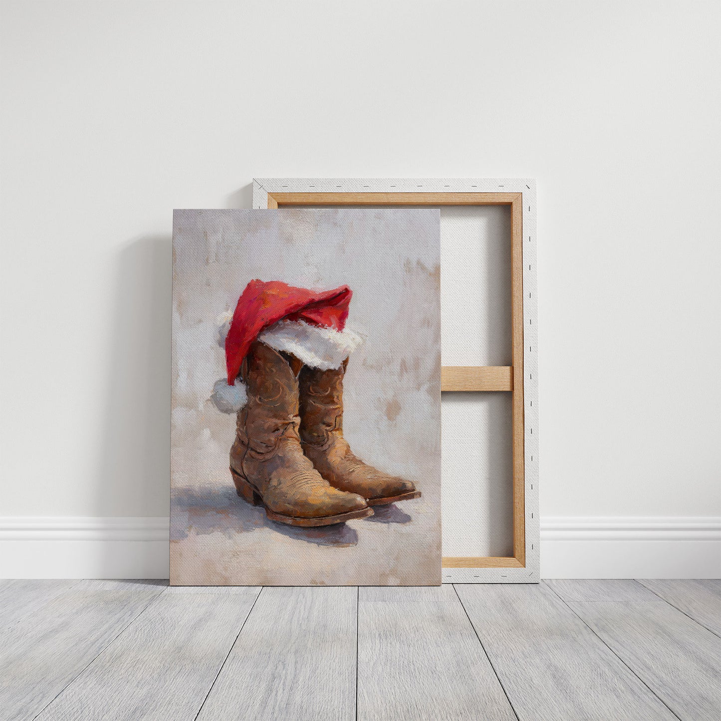 Santa Boots Bring Ranch Christmas Magic