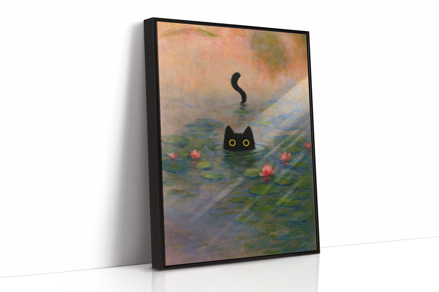 Mystery Cat Among the Lilies