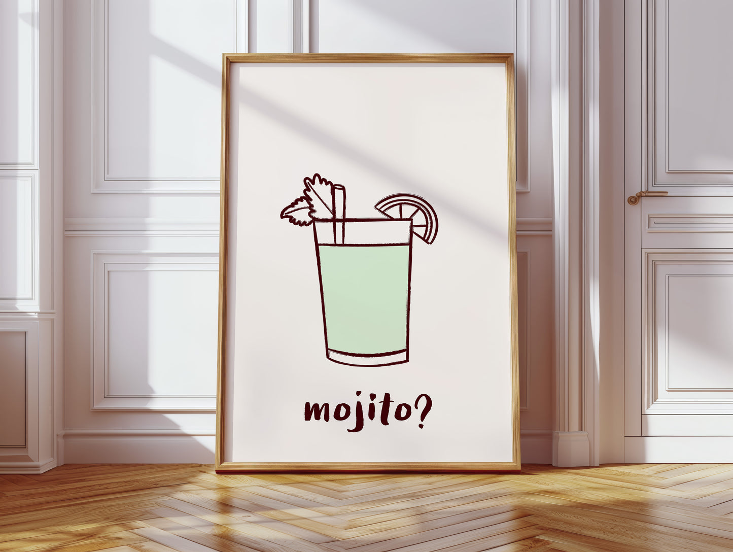 Mint Leaves Dance At Dusk