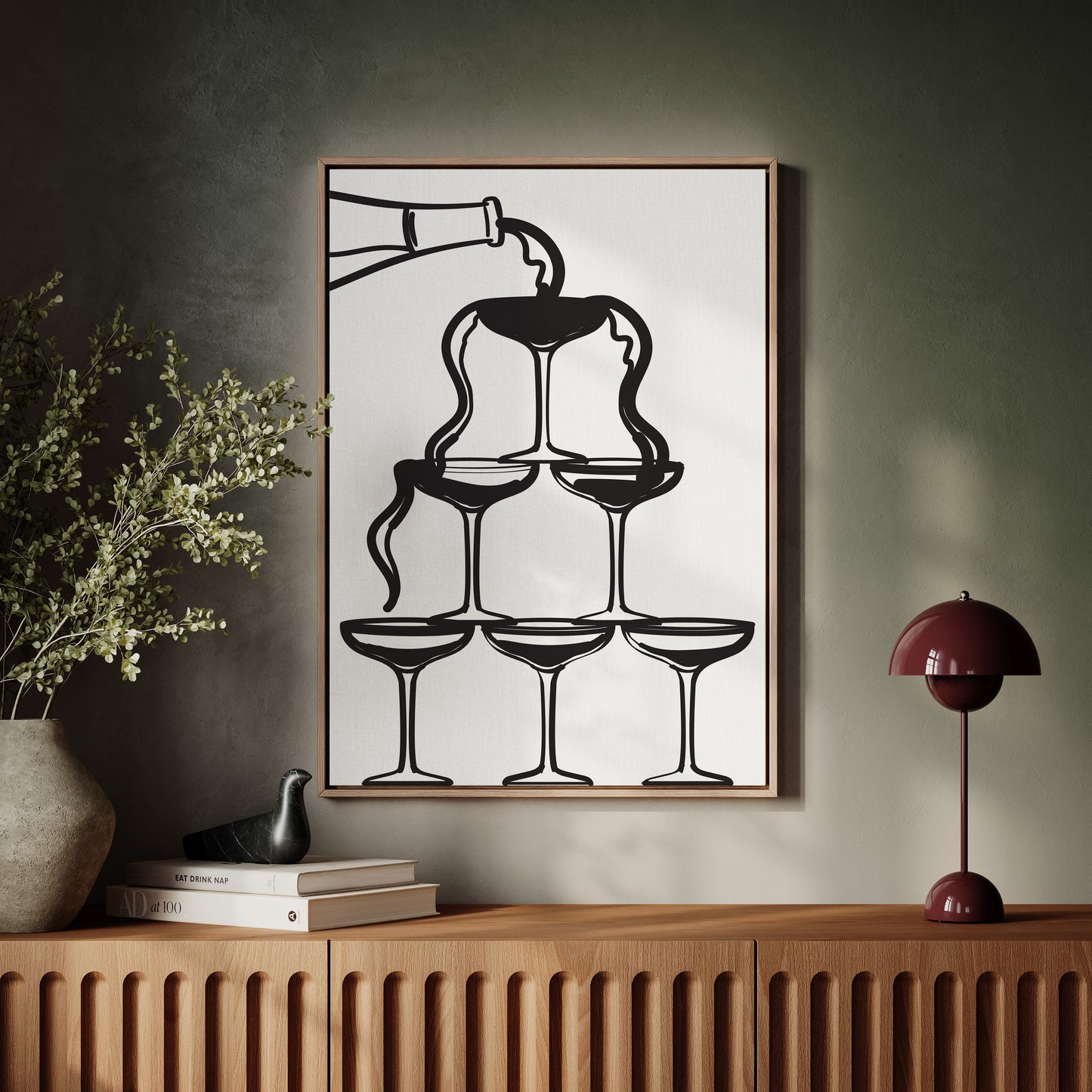 Champagne Towers Build Midnight Magic