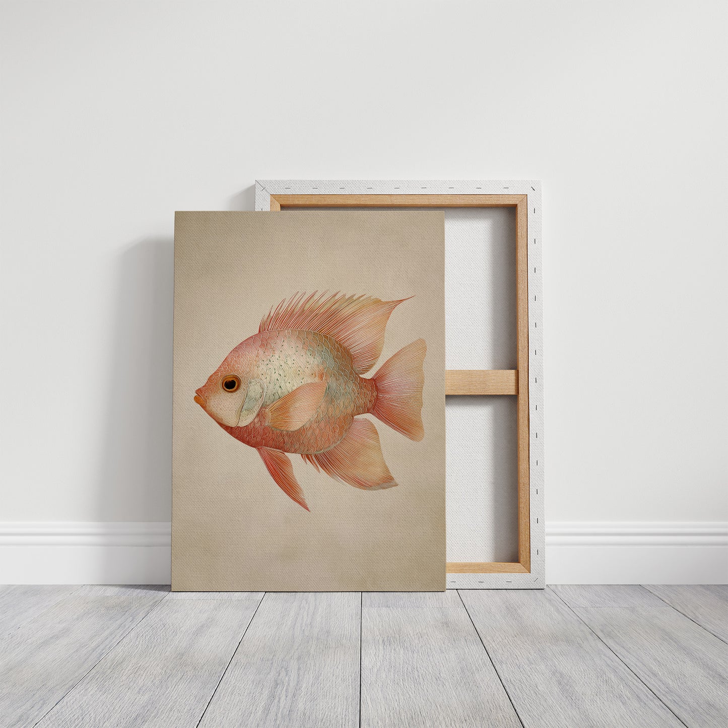 Coral Reef Nobility: Portrait in Blush