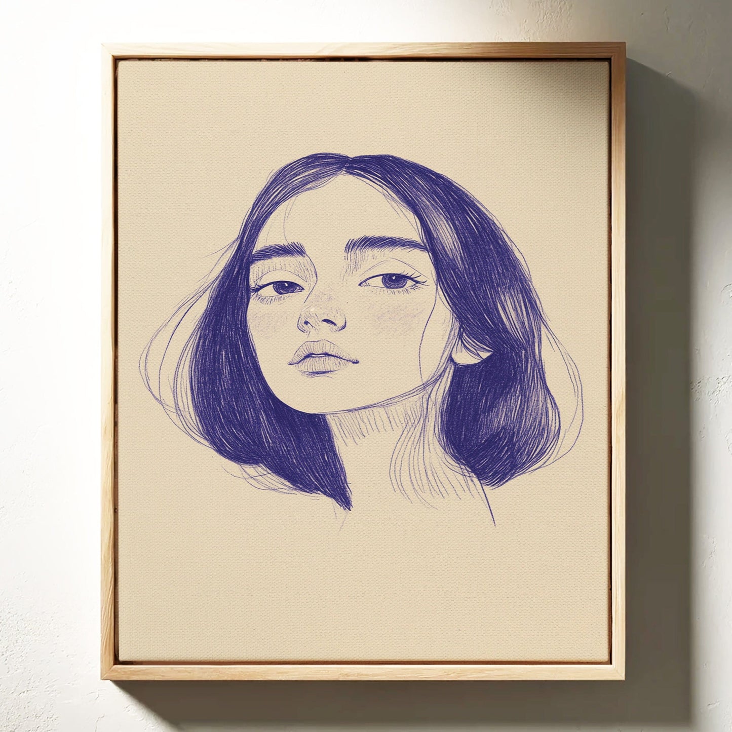 Indigo Lines Tell Silent Stories