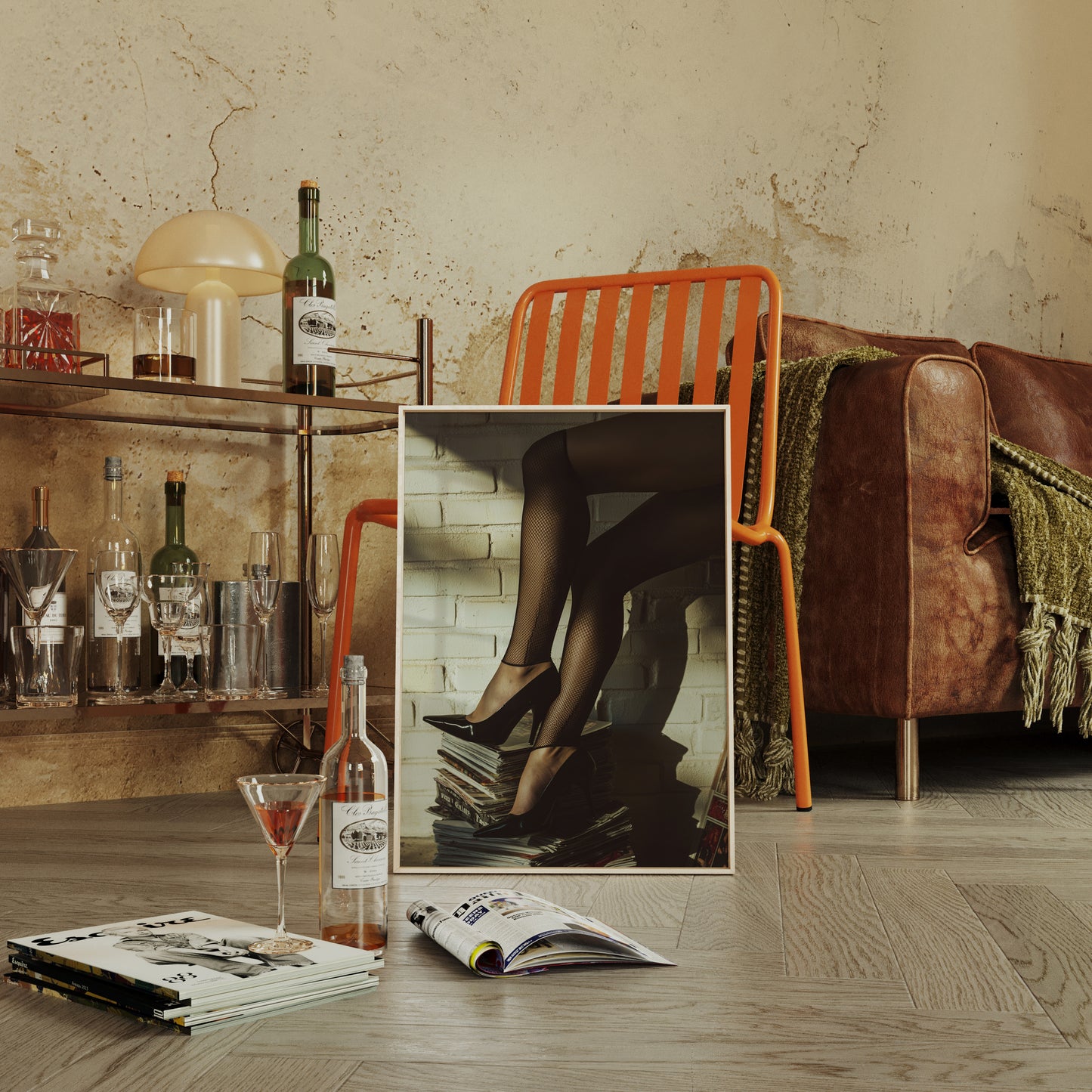 Vinyl Stacks and Velvet Legs