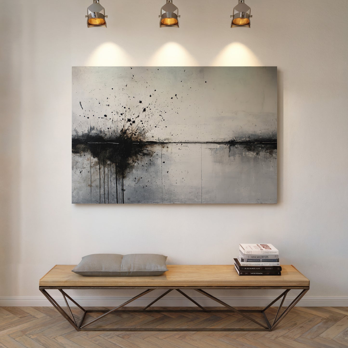 Flecks of Time on Canvas