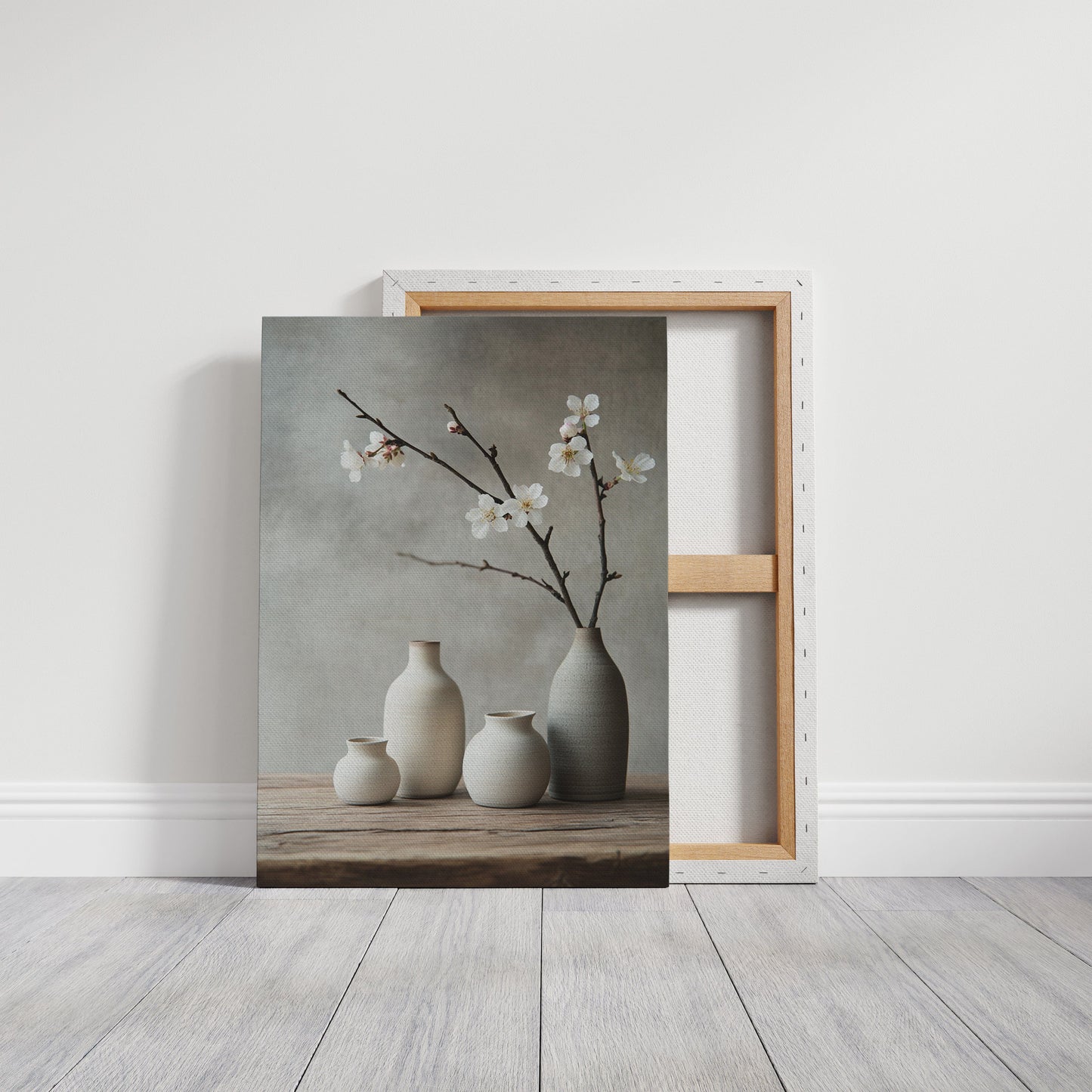 Minimalist Japanese Still Life Print – Zen Aesthetic Home Art