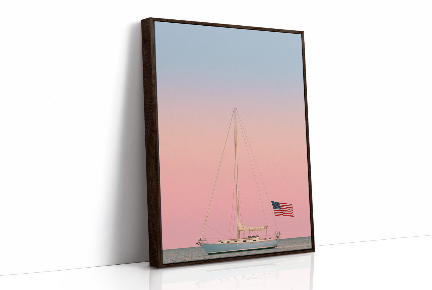 Anchored at Dusk, Flag Flying