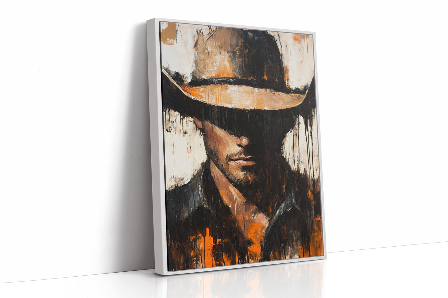 Shadowed Cowboy – Bold Western Expression