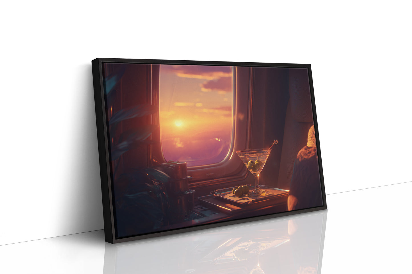 Sunset at Thirty Thousand