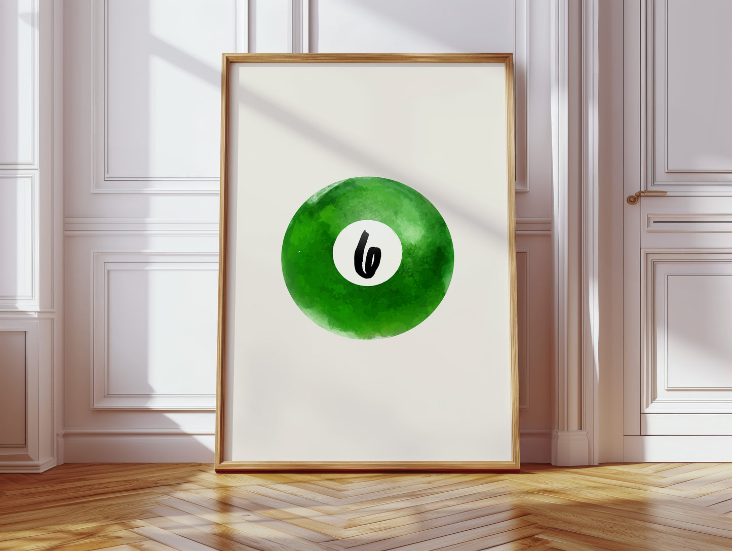 Lucky Six Floats In Emerald Depths