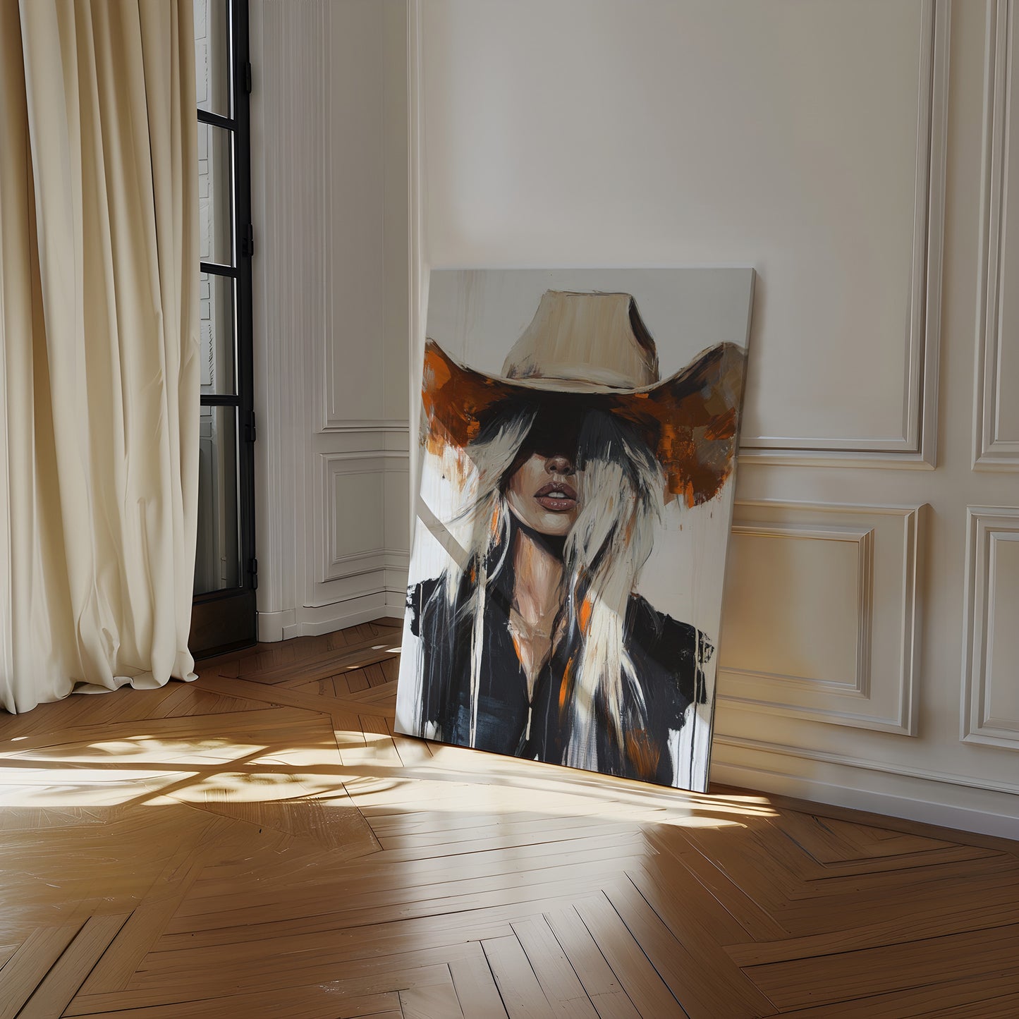 Western Edge - Bold & Fearless Cowboy Chic Canvas Art