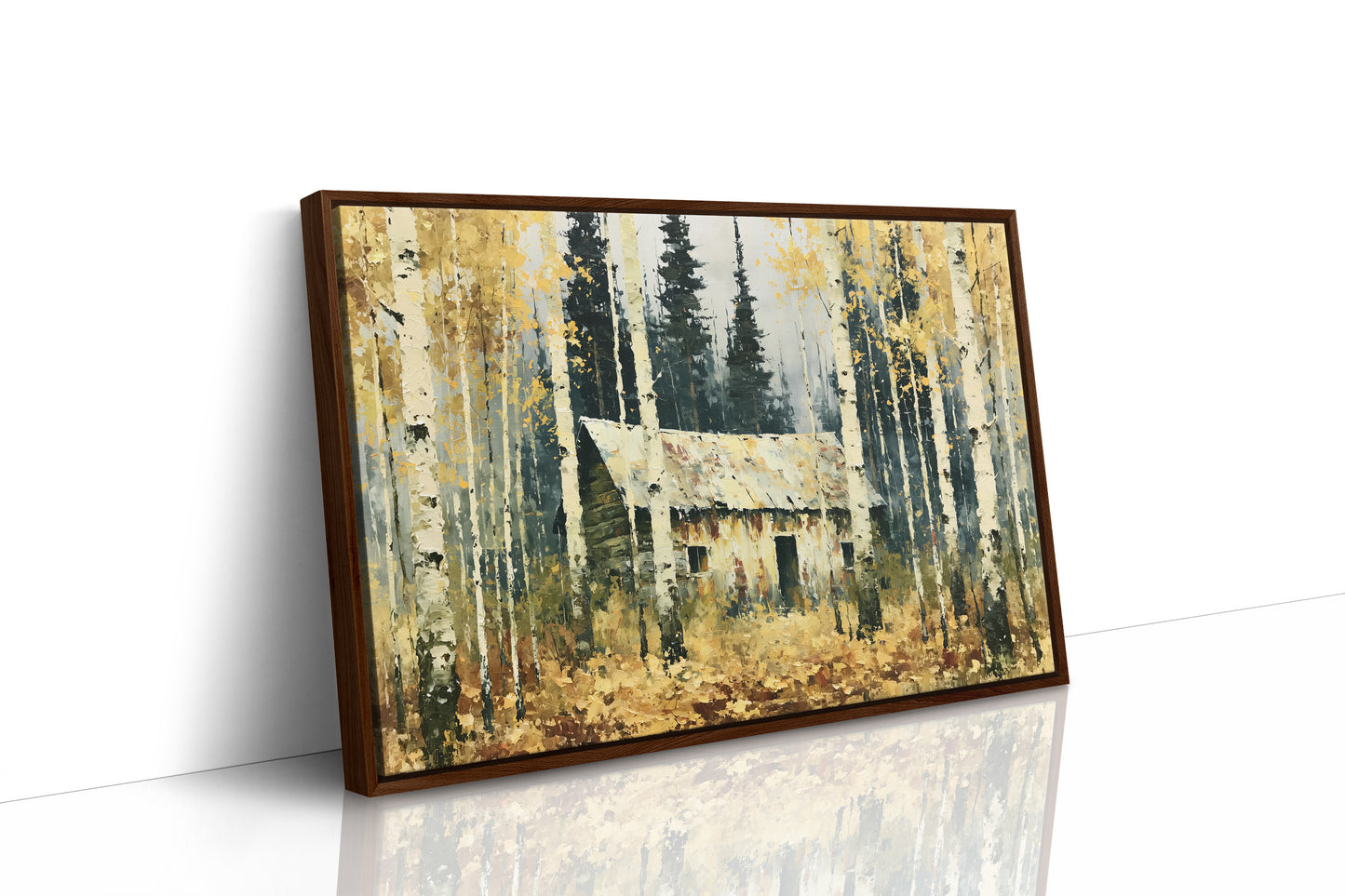 Cabin Lost in the Birches