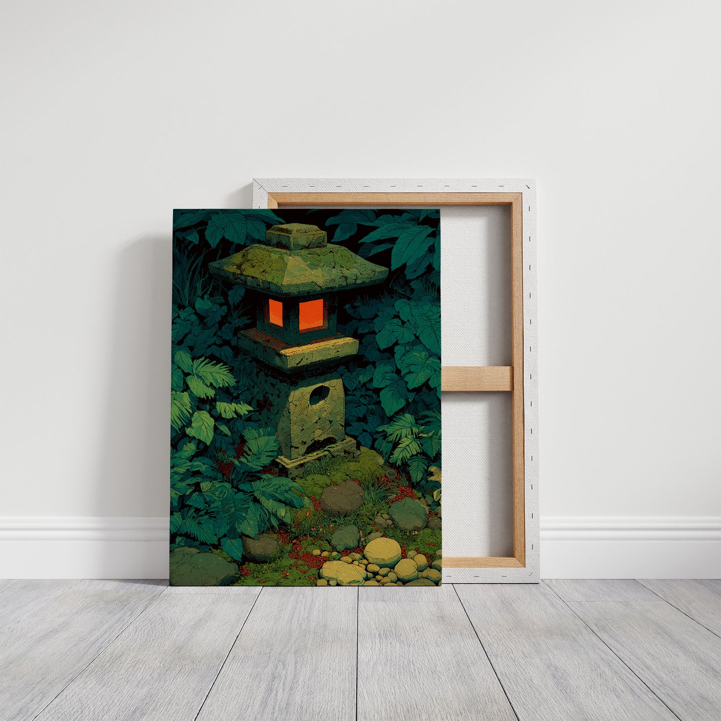 Stone Lantern in the Undergrowth
