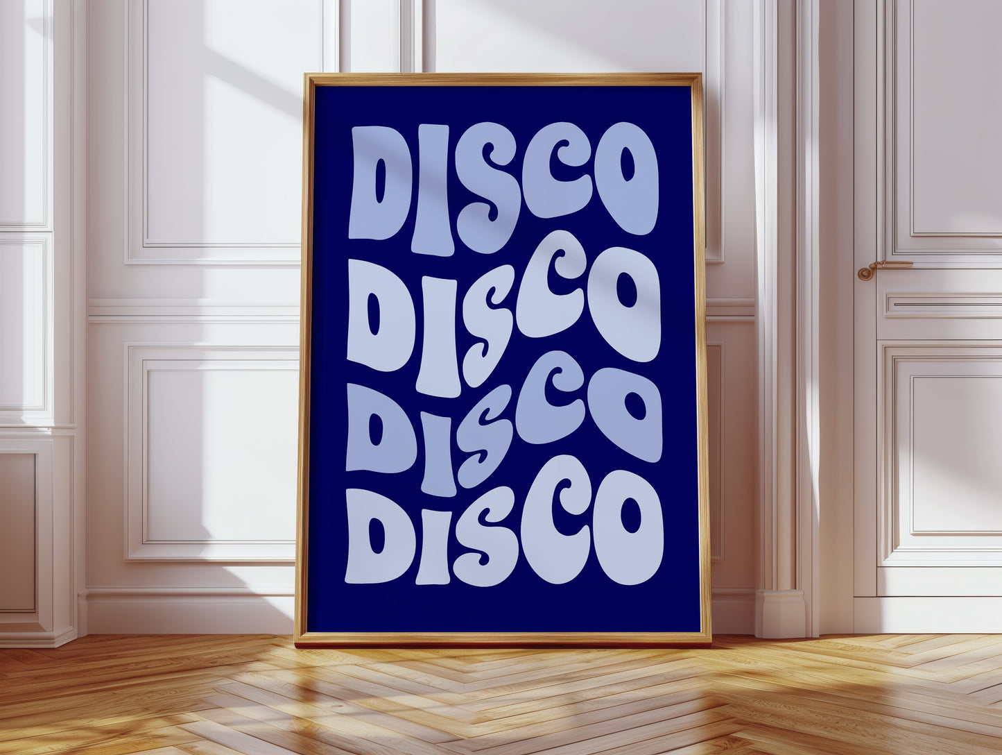 Midnight Grooves Dance Electric Blue