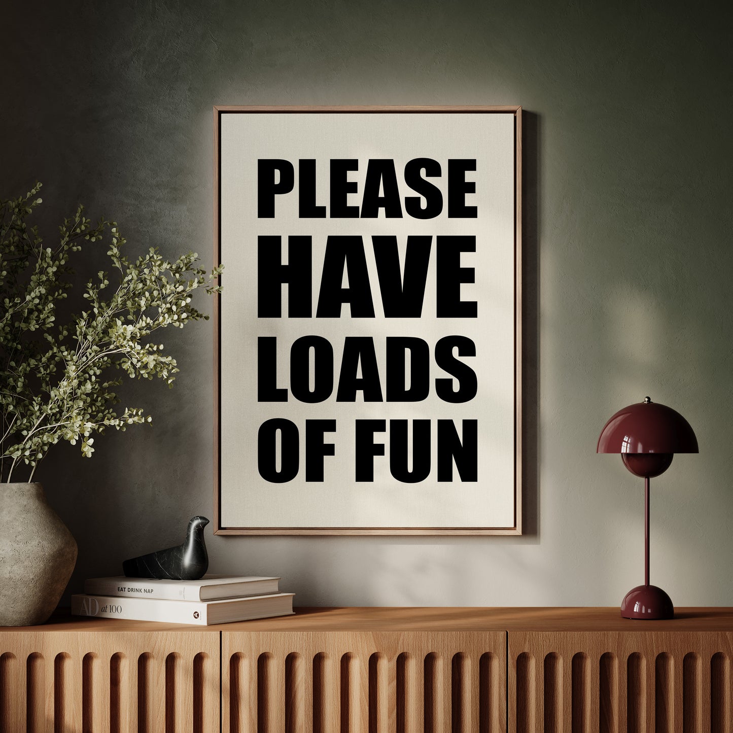 Bold Letters Make Polite Demands