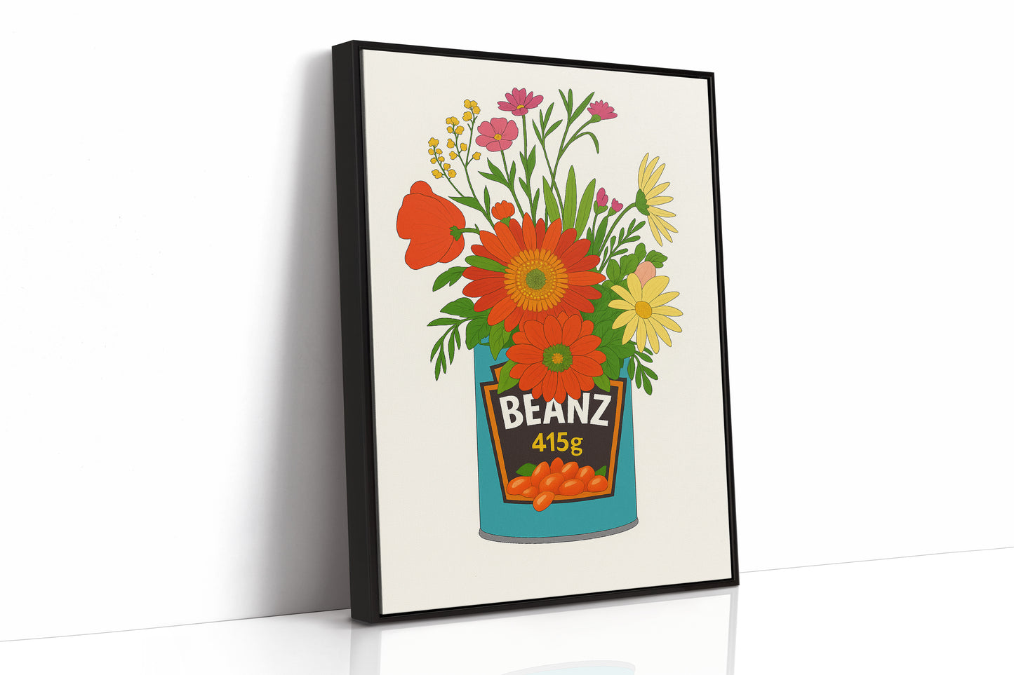 Blooms in a Beanz Tin