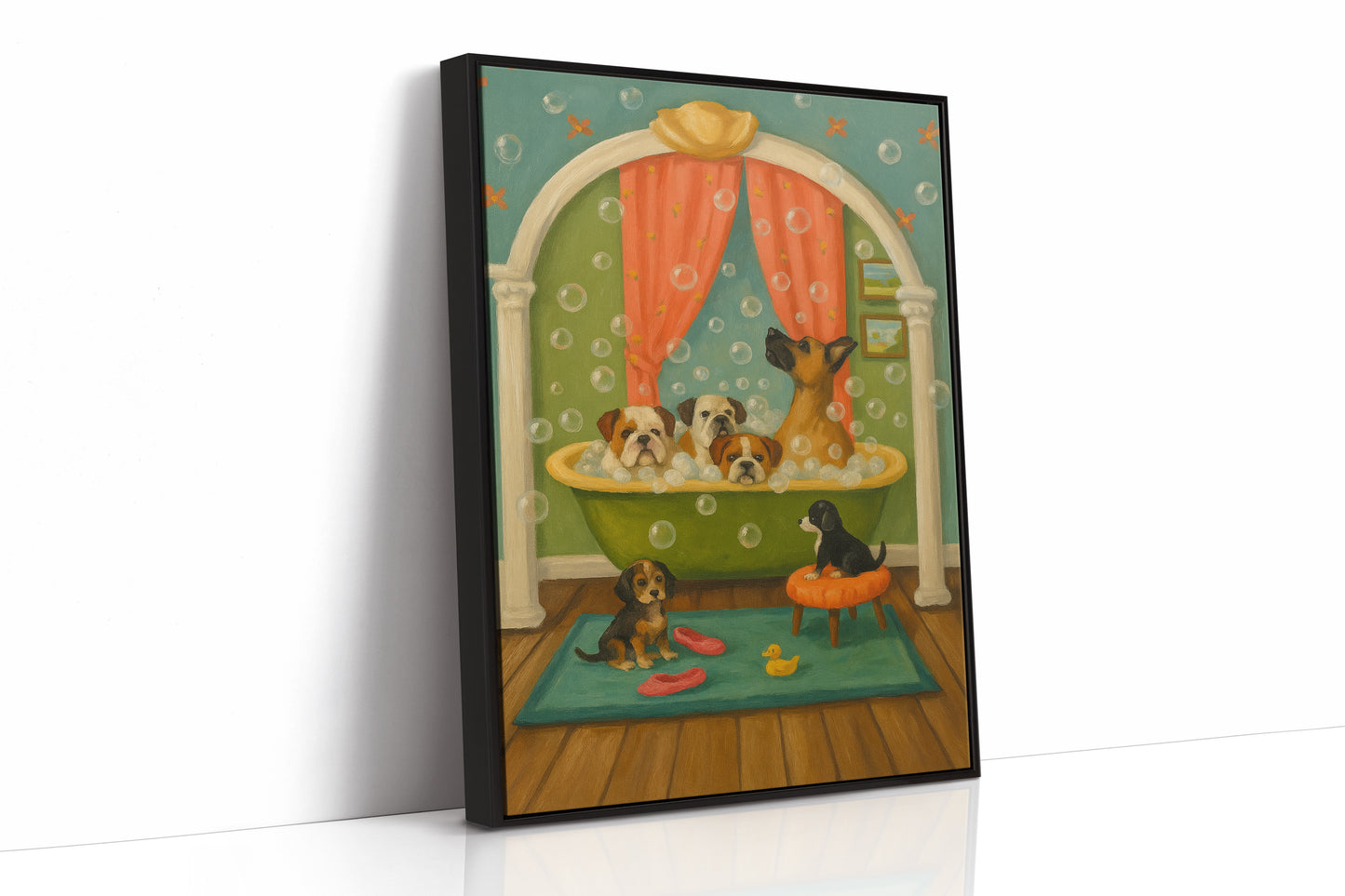 Bathtime for the Bubble Pups