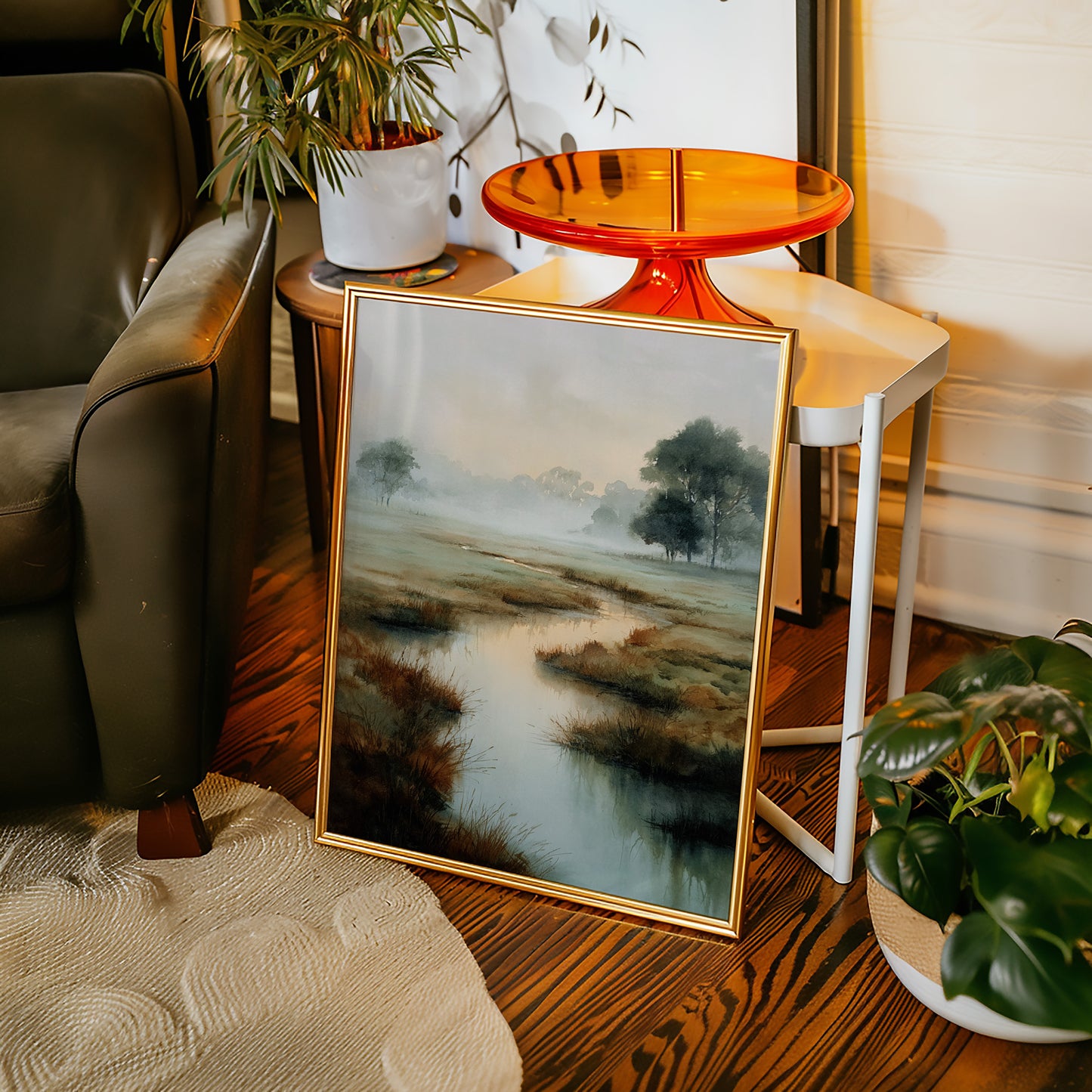 Morning Mist Over Still Waters