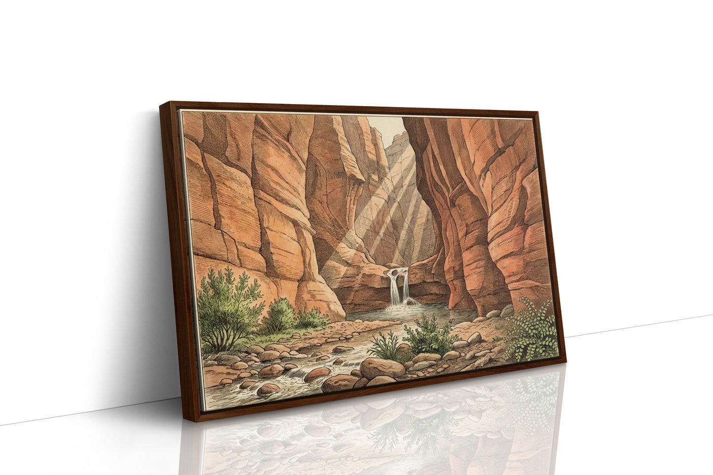 Light Finds the Slot Canyon