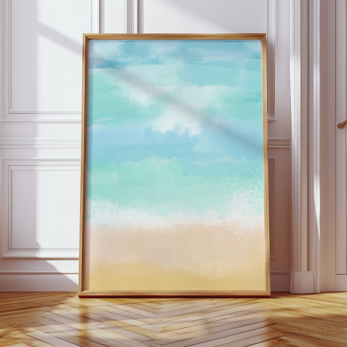 Turquoise Tides Paint Morning Peace