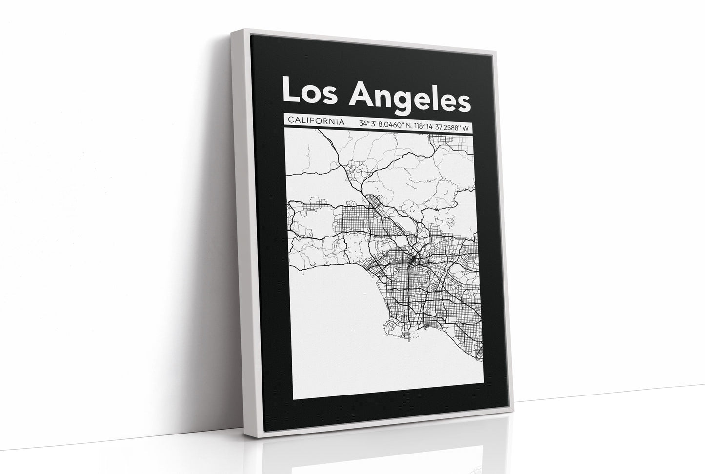 Los Angeles, Mapped in Black